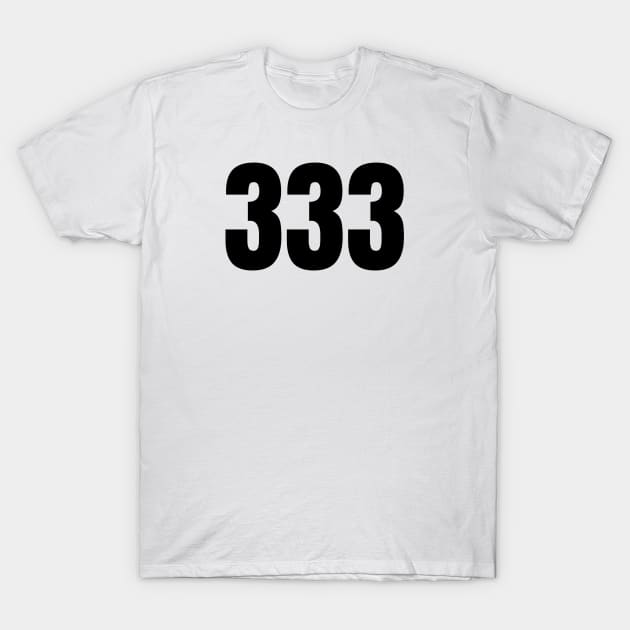 333 T-Shirt by Jitesh Kundra